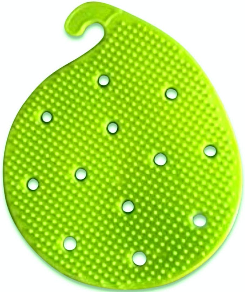 Cestari Vegetable Scrubber Brush  Double Sided Fruit and Vegetable Scrubber  Multi Use Potato Scrubber  Carrot Brush  Trivet  Jar Opener by Cestari Kitchen 
