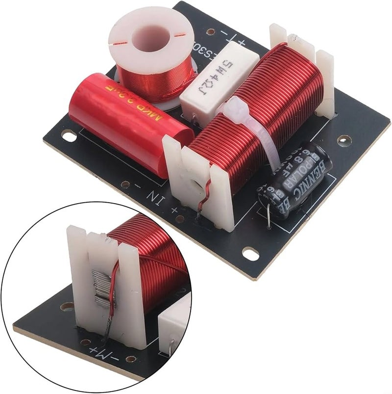 2 Way Speaker Crossover 80 Watt 4 8 Ohm 3200Hz Frequency Divider Treble Bass Splitter - Image 5
