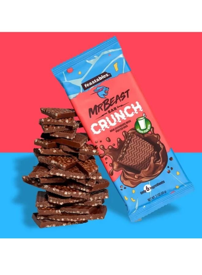 Feastables MrBeast Milk Chocolate With Puffed Rice Crunch Bar - Image 4