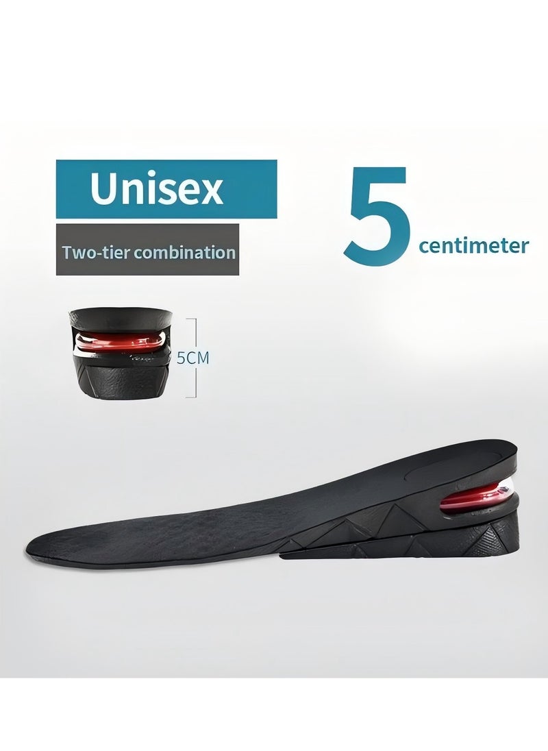 Invisible height-increasing insole cushion high lift adjustable cut heel insert height increase support absorbent foot pad two layers 5cm - pzsku/Z1D76352EA34190A60EFEZ/45/_/1726027627/a2841656-239a-4165-bbd0-957adfcb6c7d