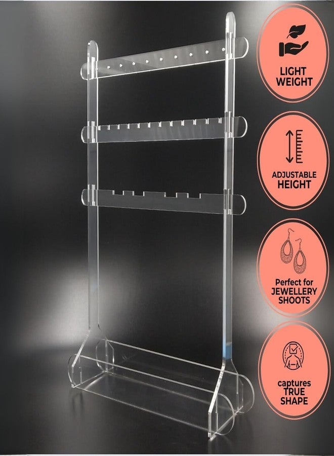 EXPORTIQ Jewellery Display Stand-Perfect for Jewellery Shoots and Display, Organize Necklace, Rings, Ear Rings and Trinkets - Image 4