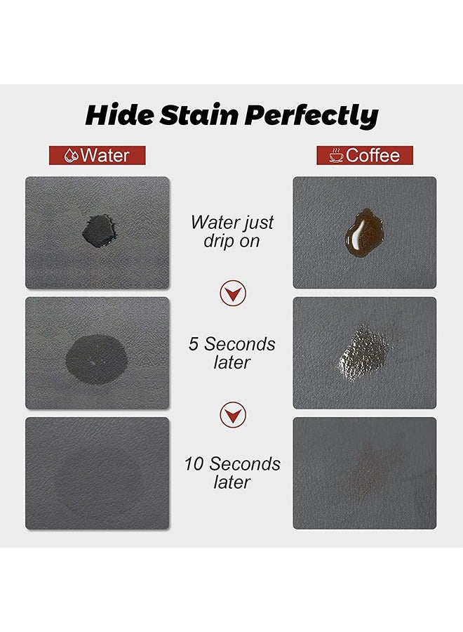 AL RAID Dish Drying Mat for Kitchen Counter, Coffee Machine Mat, Counter Protector Spill Mat, Breathable Non-slip Rubber Mat for Coffee Machine 50x40cm, Easy to Clean and Quick Dry - Image 4