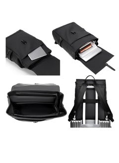 التمريض الجوي حقيبة ظهر Skycare Sturdy Commuter للعمل، حقيبة كمبيوتر محمول مقاس 15.6 بوصة للرجال والنساء أثناء العمل والسفر وصالة الألعاب الرياضية  - Image 2