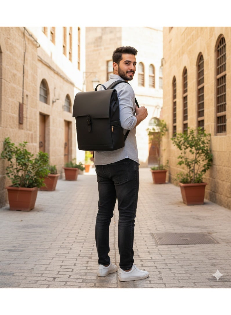 Skycare Sturdy Commuter Backpack for Work, 15.6 inch Laptop Bag for Men Women Working Business Traveling GYM - Image 2