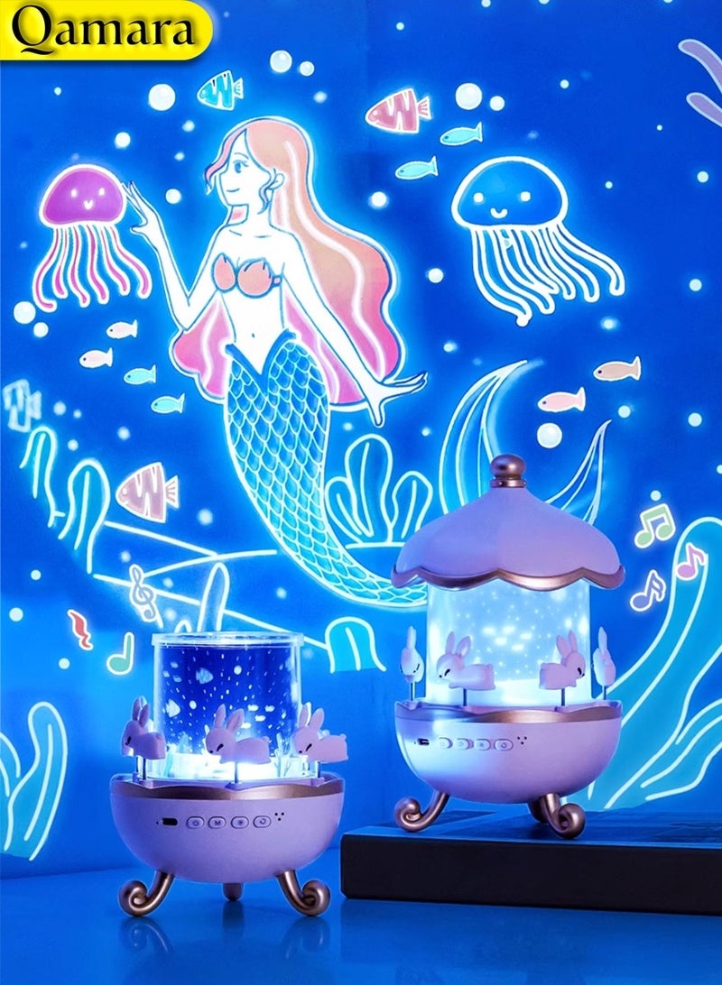QAMARA Star light, kids toy light, 360 degree rotation, adjustable light, USB charging, bluetooth connection, suitable for both adults and children - Image 3