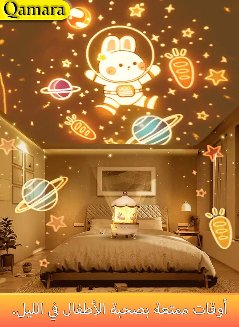 QAMARA Star light, kids toy light, 360 degree rotation, adjustable light, USB charging, bluetooth connection, suitable for both adults and children - Image 2
