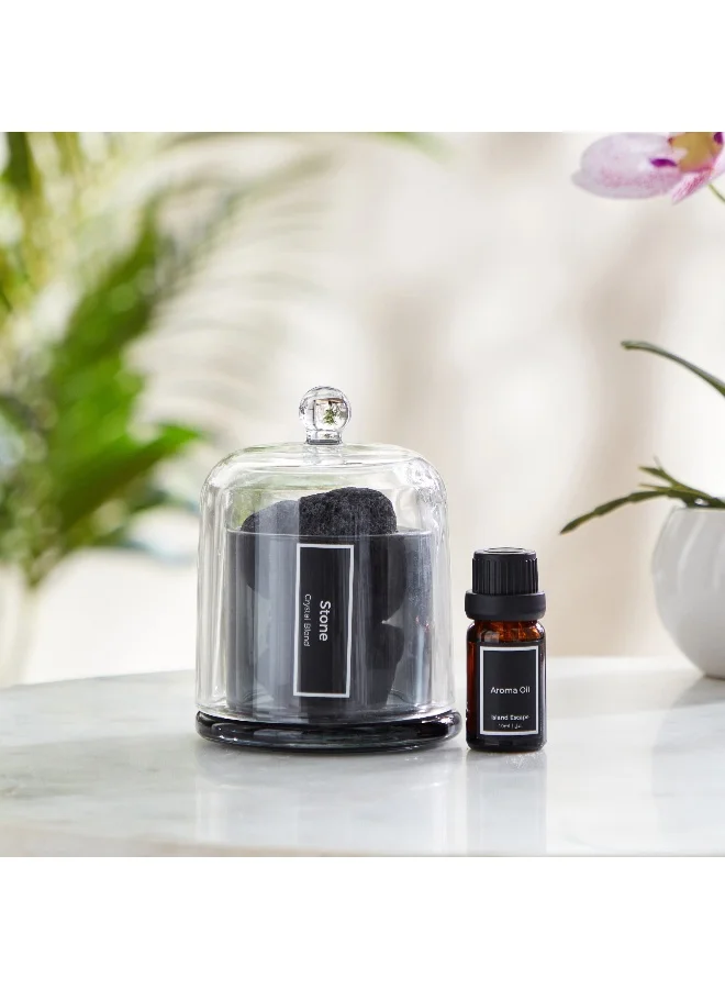 Balmy Citrus Rouge Aroma Stone with Glass Jar - 210 gm