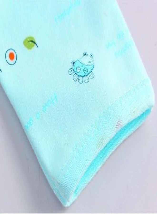 Billiondesigner Casual Style Presents New Born Baby Summer Dress 5Pcs Sets 100% Cotton Unisex Baby Suit Infant Clothes First Gift For Baby (0-6 Months, Green) - Image 3
