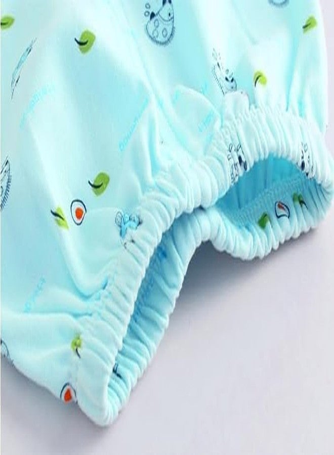 Billiondesigner Casual Style Presents New Born Baby Summer Dress 5Pcs Sets 100% Cotton Unisex Baby Suit Infant Clothes First Gift For Baby (0-6 Months, Green) - Image 5