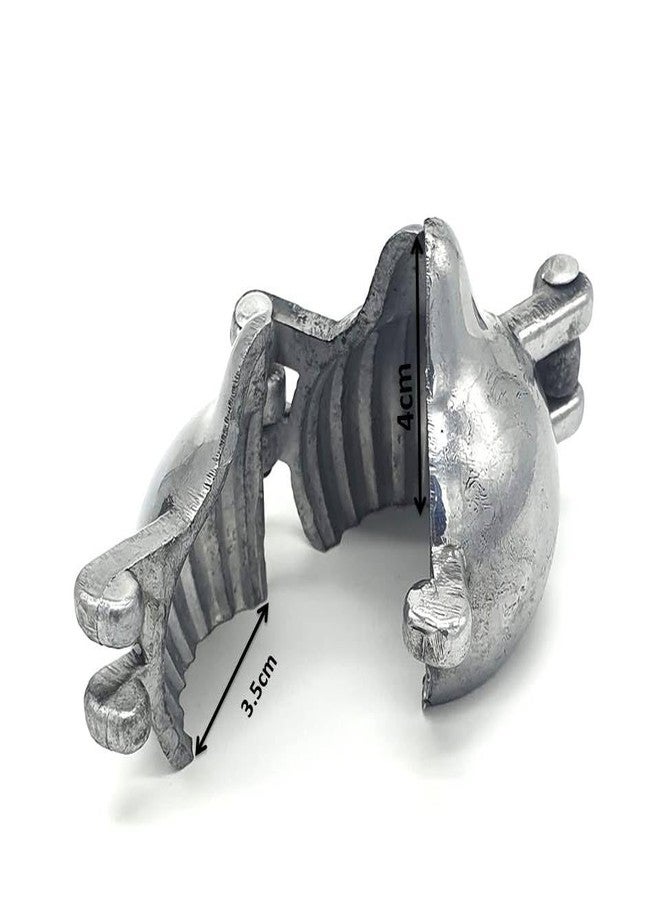 finality Aluminum Modak and Momos Moulds (Pack of 2) Size: Medium - Image 2