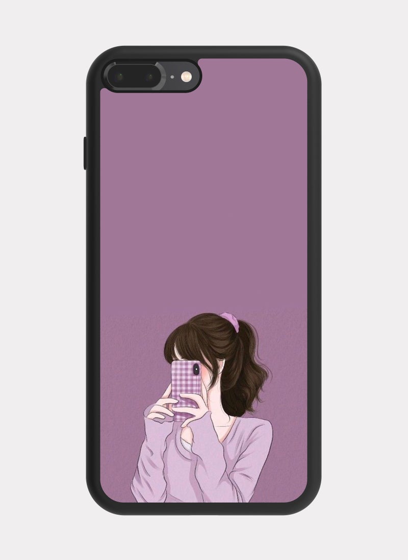 بكسلات كفر ايفون 7 بلس جميل بنفسجي - Image 1