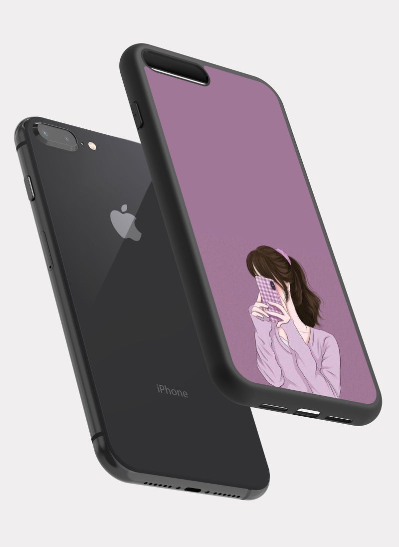 بكسلات كفر ايفون 7 بلس جميل بنفسجي - Image 2