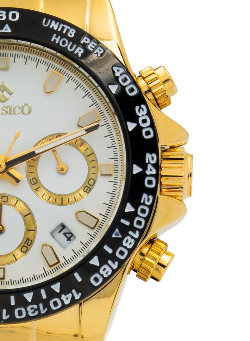 Clasico Men's Chronograph Watch – Premium Case, Bold Bezel & Silicone Strap | Premium Japanese Quartz | Waterproof Sports & Luxury Design - Image 2