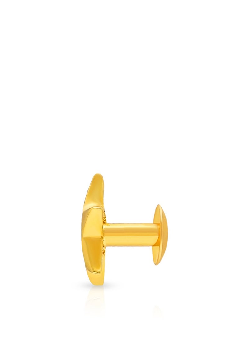 Malabar Gold and Diamonds 22 Karat 916 Purity Screw Nosepin for Women DZNP087Y - Image 3