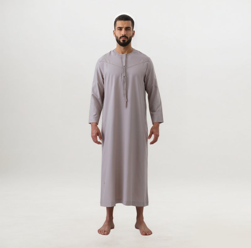 ثوب رجالي كاجوال عصري بأكمام طويلة، رداء خارجي