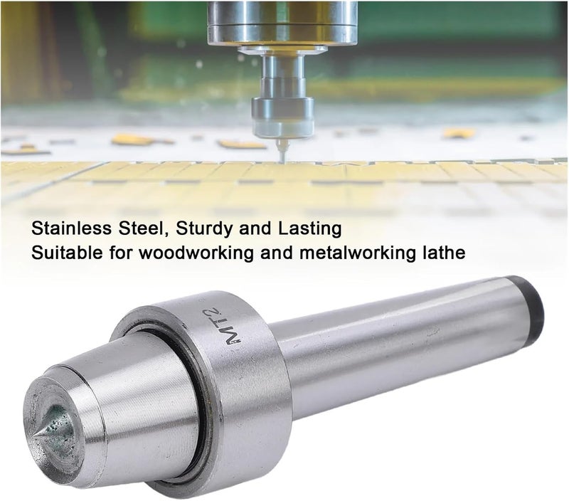 Wood Lathe Drive Center Turning 3pcs Live Tailstock Center Cup and Point Tip Stainless Steel Wood Turning Lathe - Image 3