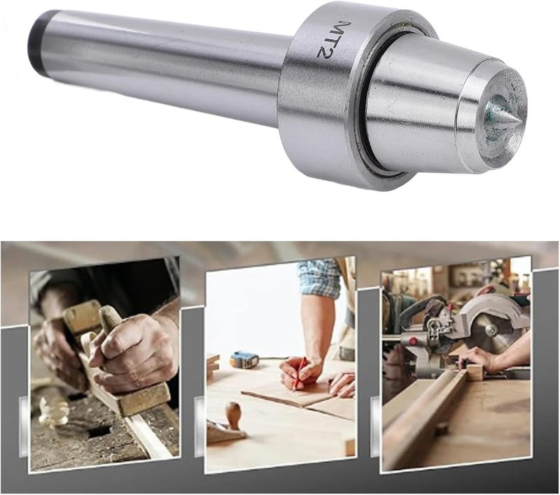 Wood Lathe Drive Center Turning 3pcs Live Tailstock Center Cup and Point Tip Stainless Steel Wood Turning Lathe - Image 1