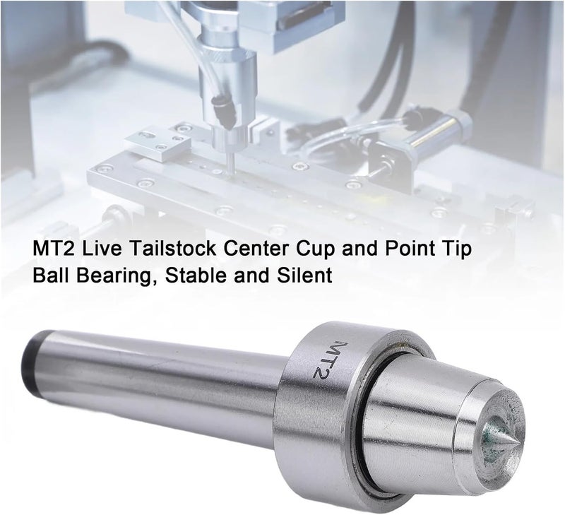 Wood Lathe Drive Center Turning 3pcs Live Tailstock Center Cup and Point Tip Stainless Steel Wood Turning Lathe - Image 4