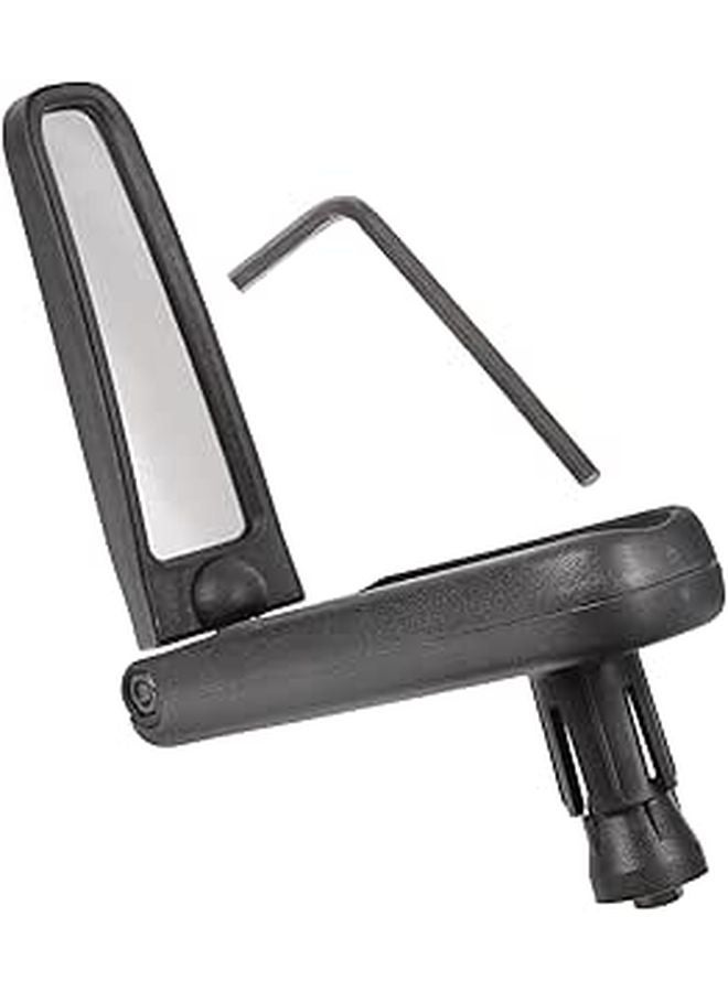 Adjustable Folding Bike Mirror Lightweight Reflective Rear View for Mountain Road Bikes - Image 1