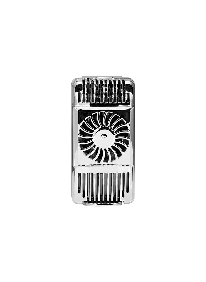 مروحة تبريد محمولة للرادياتير شبه موصل أسود/ فضي - Image 3