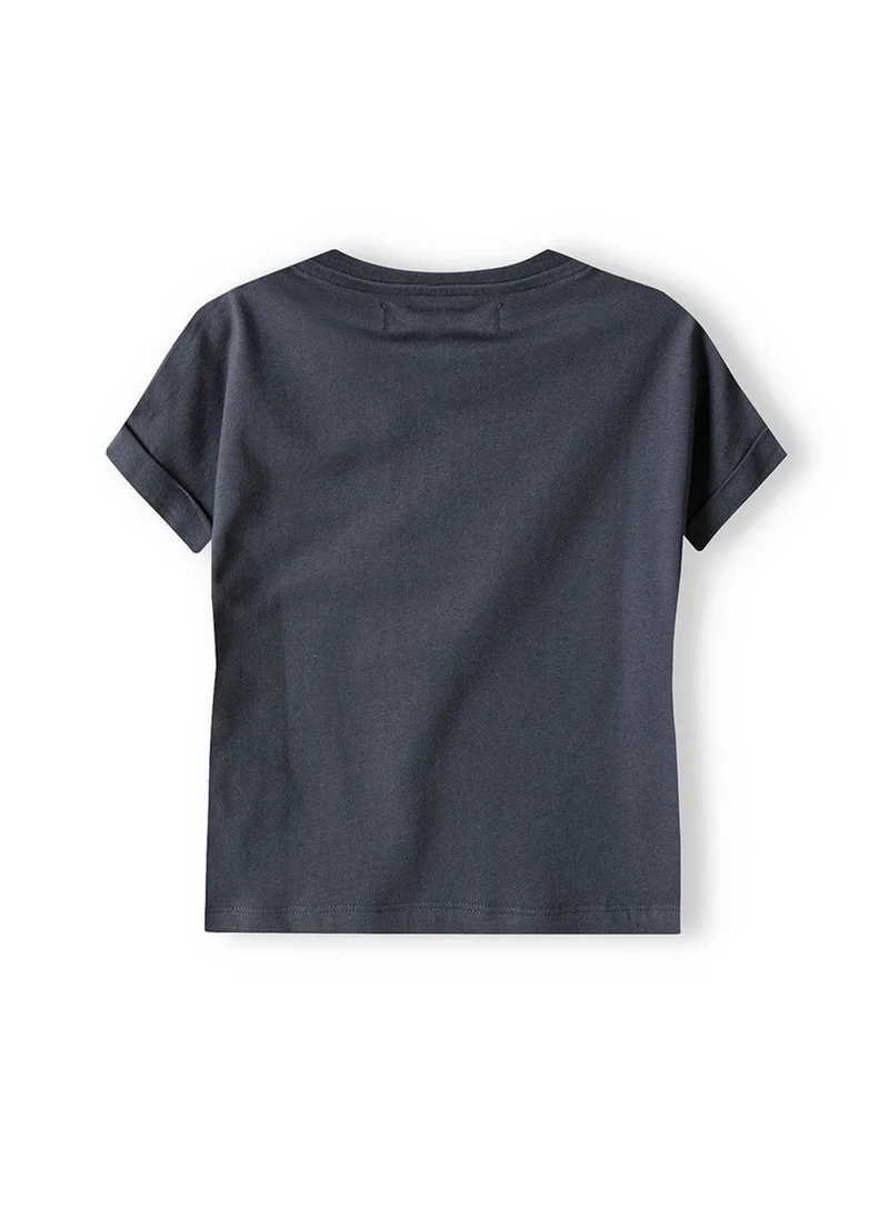 MINOTI Girls Short Sleeve T-Shirt with Glitter Detail