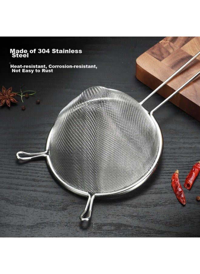 MAX COOK Meichun (maxcook) 304 Stainless Steel Strainer 30 Mesh, Soy Milk Filter, Fine Mesh Flour Sieve, 11cm Mccu3408  - Image 3