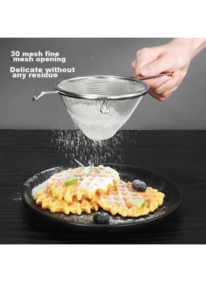 MAX COOK Meichun (maxcook) 304 Stainless Steel Strainer 30 Mesh, Soy Milk Filter, Fine Mesh Flour Sieve, 11cm Mccu3408  - Image 4