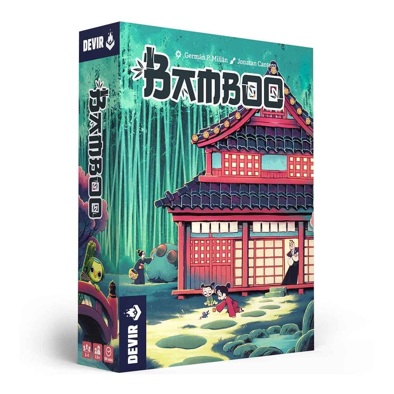 Devir Bamboo Board Game Action Management and Tile Optimization Game - Image 2