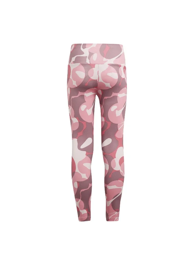 Adidas adidas Jg Tr-Es Aop Ti Pink Training Tights 5-6Y