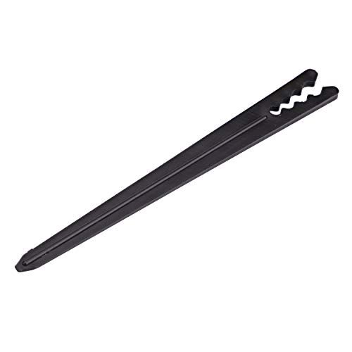 Raindrip 381050B 1/8-Inch - 1/4-Inch Heavy-Duty Tubing Support Stake for Drip Irrigation Supply Tubing and Drip Systems, 6-Inch Long, Plastic, 50-Pack, Black - Image 1
