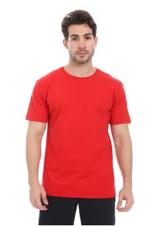 Andora Essential Plain Short Sleeves T-Shirt_ Red  - Image 1