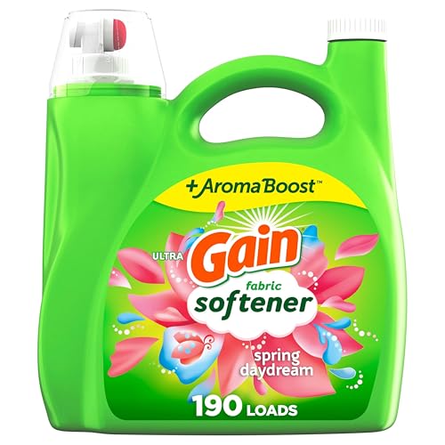 Gain Liquid Fabric Softener, Spring Daydream Scent, 140 FL OZ, 190 Loads, Smooth Touch - softness you can feel - Image 1