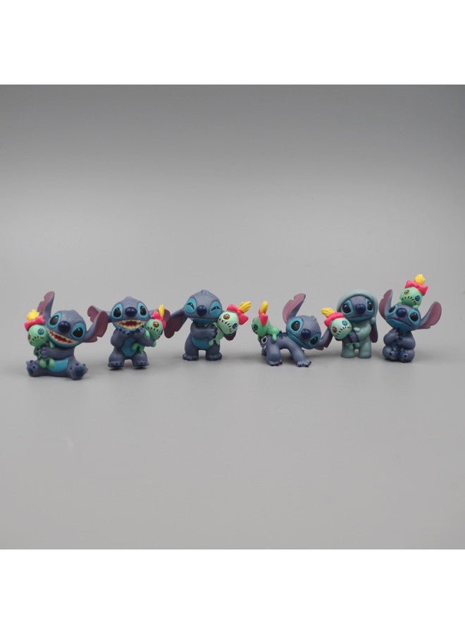 Six Akin Stitch Star Baby PVC Doll Necklace Patch Diy Handmade Material-Color:Six Akin Stitch - Image 2