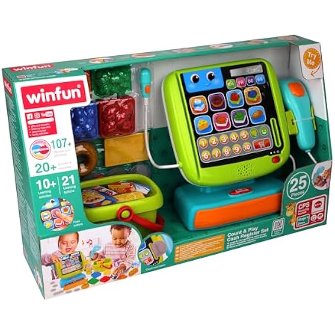 COUNT & PLAY CASH REGISTER SET - Image 4