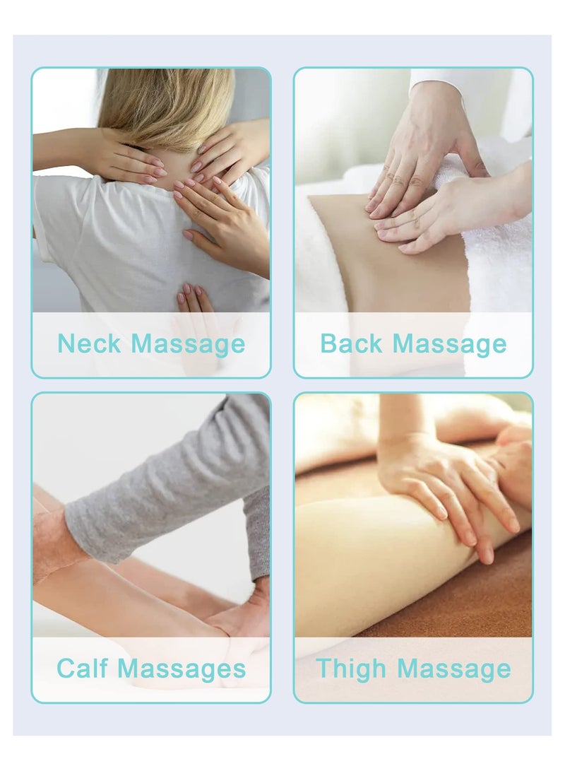 SYOSI Neck Massager Upgrade, Neck Massager for Pain Relief deep Tissue, 6 Balls Massage Roller, Shoulder Massager, Manual Neck Massager, Handheld Neck and Back Massager Roller Legs Shoulder Relaxer  - Image 2