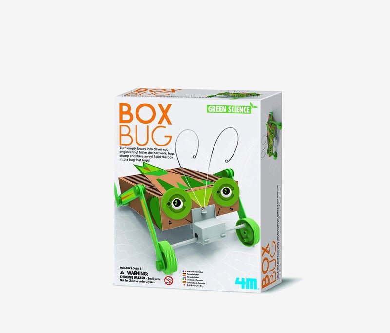4m Eco,Engineering Motorised Box Bug, Green - Image 1