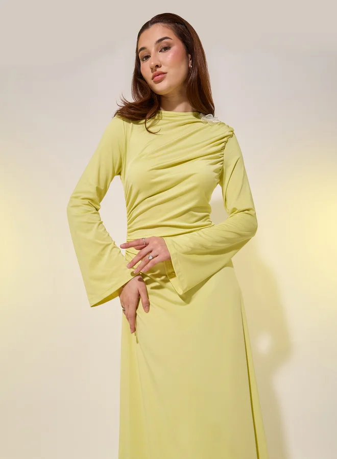 Take Two Draped Jersey Dress