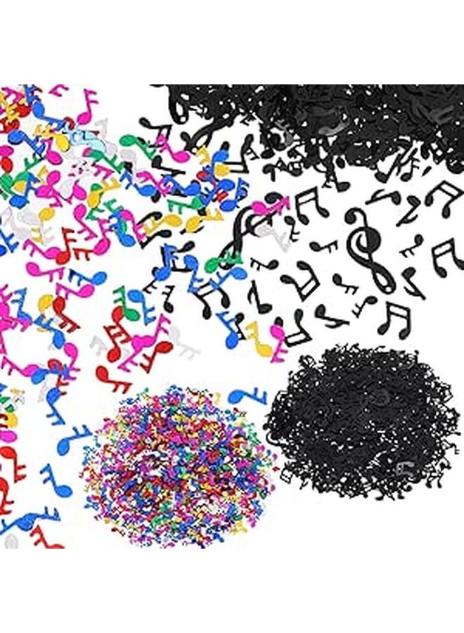 Music Note Confetti Black And Colorful 15g For Birthday Wedding Party Decorations - Image 1