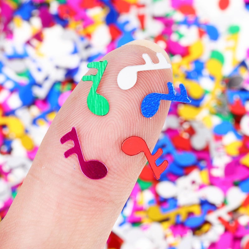 Music Note Confetti Black And Colorful 15g For Birthday Wedding Party Decorations - Image 5