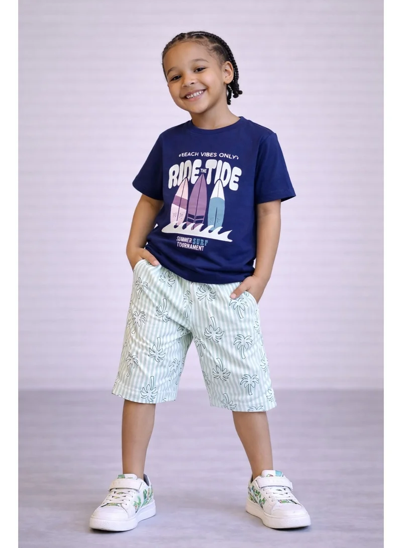 Victor And Jane  Boys’ Multipack – Graphic T-Shirts & Shorts Set (4 Pack) for Men | Best Price UAE