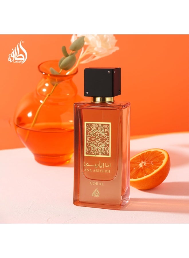 Lattafa Ana Abiyed Coral EDP For Unisex 60ml - Image 5