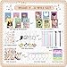 Bolake 134Pcs Cat Party Favors Set for Kids Cat Themed Birthday Party Supplies With Cat Headband Spiral Notepads Pens Keychains Tattoo Cat DIY Face Stickers Silicone Bracelets Cat Favors for Girls Kids Party - Image 4