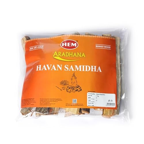 HEM Aradhana Hawan Samidha Natural Wood for Holy Rituals | Eco-Friendly and Pure | Ideal for Puja, Havan, Yajna, and Ceremonial Use | 100% Authentic | 1 kg - Image 1