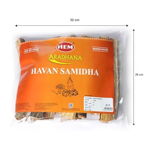 HEM Aradhana Hawan Samidha Natural Wood for Holy Rituals | Eco-Friendly and Pure | Ideal for Puja, Havan, Yajna, and Ceremonial Use | 100% Authentic | 1 kg - Image 3