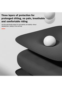 KASTWAVE 3D Motorcycle Seat Cushion, Breathable foam Motorcycle Air Cushion, 3D Honeycomb Shock Absorbing Seat Pad, Air Cooling Pressure Relief Cushion, Anti-slip Motorcycle Seat Cover, Anterior Sitting  - Image 3