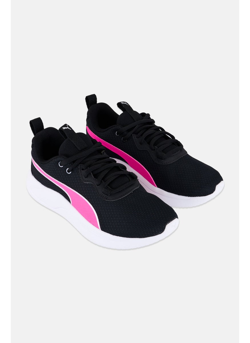 PUMA Kids Boy Resolve Modern Lace Up Running Shoes, Black  - Image 1