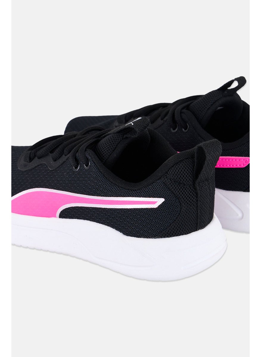 PUMA Kids Boy Resolve Modern Lace Up Running Shoes, Black  - Image 2