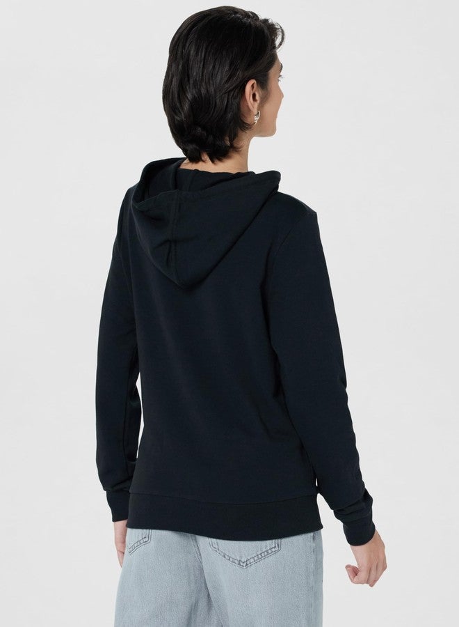 Marks & Spencer The Cotton Rich Hoodie T416257CBLACK (M) - Image 3