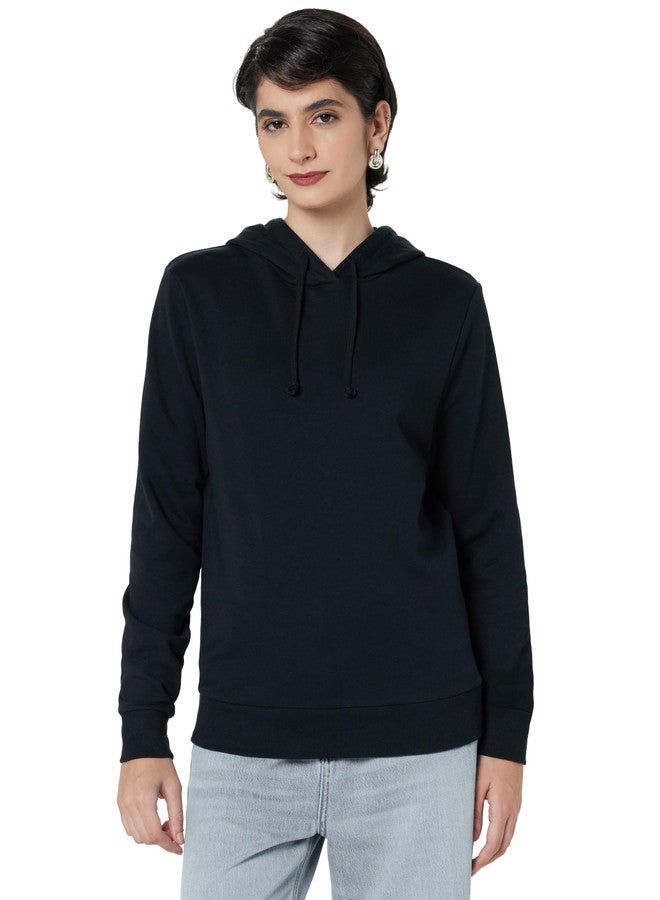 Marks & Spencer The Cotton Rich Hoodie T416257CBLACK (M) - Image 1