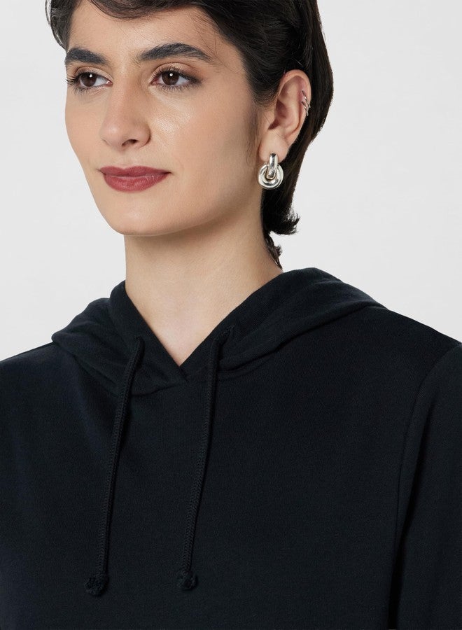 Marks & Spencer The Cotton Rich Hoodie T416257CBLACK (M) - Image 4
